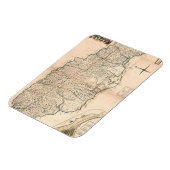 MAP: JAMAICA, 1755 2 MAGNEET (Linkerzijde)