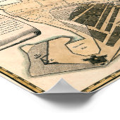 MAP: JAMAICA, 1755 2 POSTER (Hoek)