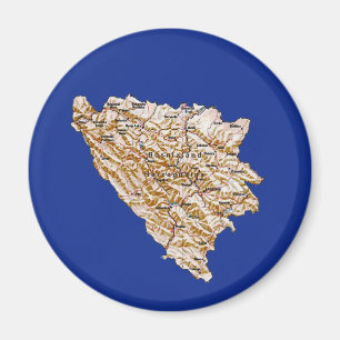 Map Magnet Bosnië Herzegovina