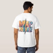 "Map Marvels" is een T-shirt ontwerp (Achterkant volledig)