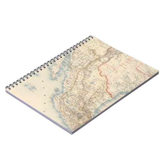 Map Mexico en Texas Notitieboek (Linkerzijde)