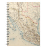 Map Mexico en Texas Notitieboek (Voorkant)
