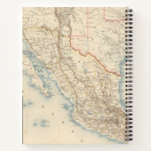 Map Mexico en Texas Notitieboek (Achterkant)