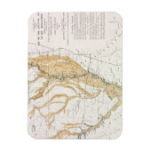 MAP: MISSISSIPPI RIVER, 1861 MAGNEET (Verticaal)