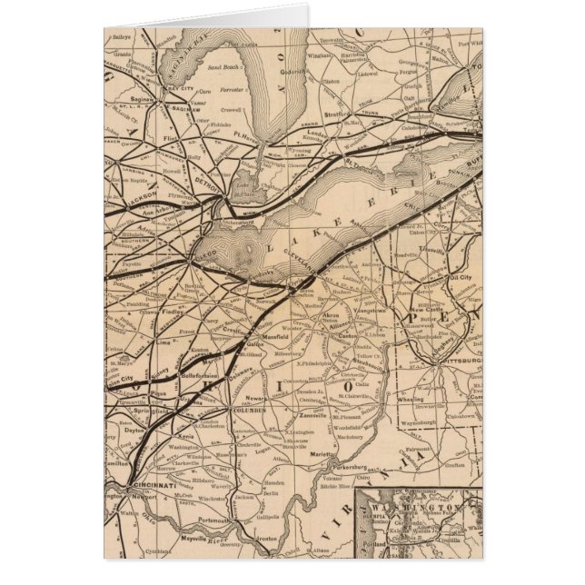 Map New York Central en Hudson River Railroad (Voorkant)
