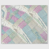 Map New York City Central Park Cadeaupapier (Vlak)