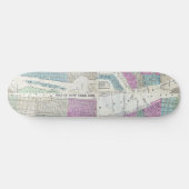Map New York City Central Park Persoonlijk Skateboard (Horizontaal)
