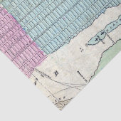 Map New York City Central Park Tissuepapier (Detail)