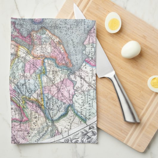 Map New York City Theedoek (Quarter Fold)