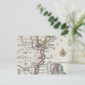 Map: North America, C1700 Briefkaart (Staand voorkant)