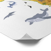 Map of Africa | Flora & Fauna Poster (Hoek)