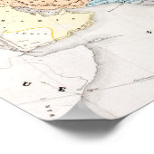 Map of Asia | Time of Kublai Khan Poster (Hoek)