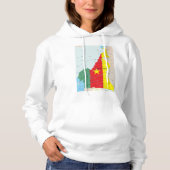 Map Of Cameroon Womens Hoodie (Voorkant)