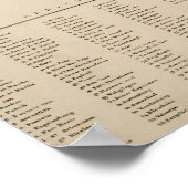 Map of Curaçao 1836 Poster (Hoek)