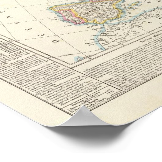 Map of Europe 2 Poster (Hoek)
