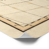 map of Europe, Northern Africa and Southeast Asia Poster (Hoek)