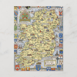 Map of Historical Briefkaart