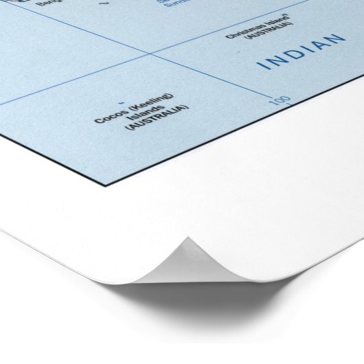 Map of Indonesia Poster (Hoek)