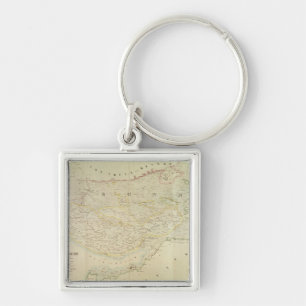 Map of Kutch and Runn, India, 1854 Sleutelhanger