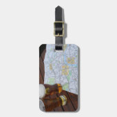 Map of London City Center Bagagelabel (Voorkant verticaal)