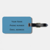 Map of London England Bagagelabel (Achterkant horizontaal)