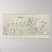 Map of Long Branch, NJ Poster (Voorkant)