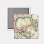 Map Of Mexico, Central America Magneet (Voorkant / Achterkant)