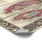 Map Of Mexico, Central America Poster (Hoek)