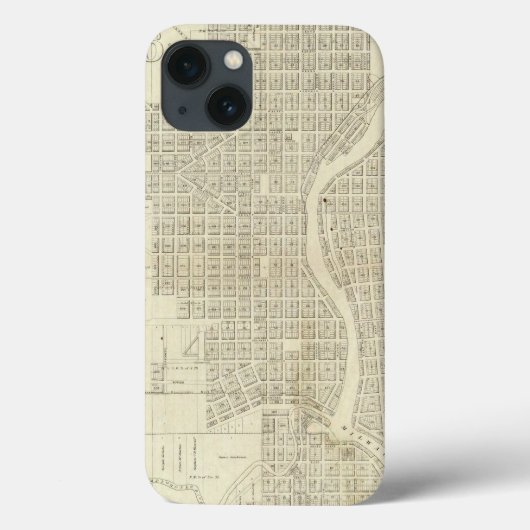 Map of Milwaukee Case-Mate iPhone Case (Achterkant)