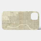 Map of Milwaukee Case-Mate iPhone Case (Achterkant (horizontaal))