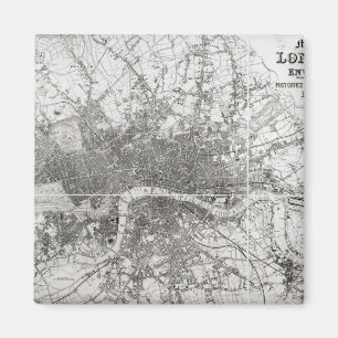 Map of Modern London and its Environs, 1854 Magneet