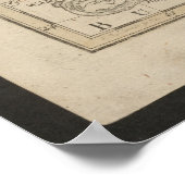 Map of Moldavia and Wallachia from 1785 Poster (Hoek)