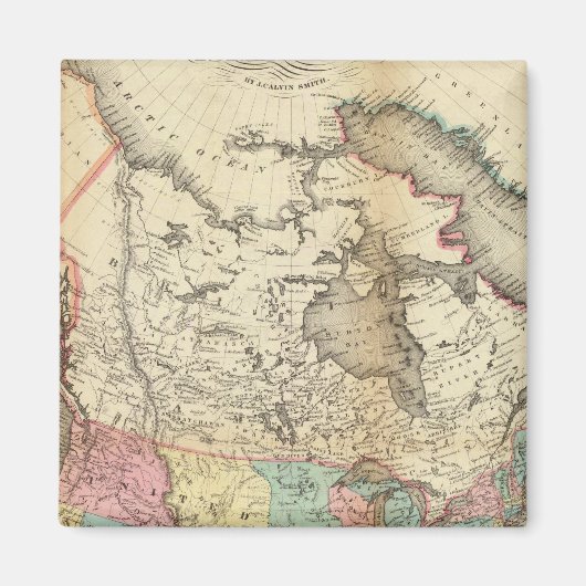 Map of North America Magneet (Voorkant)
