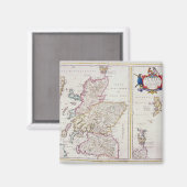 Map of Scotland, c.1700 Magneet (Voorkant / Achterkant)