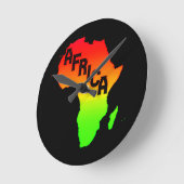 Map of the Africa Ronde Klok (Hoek)