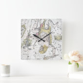 Map of The Constellations Plate VIII Vierkante Klok (Huis)