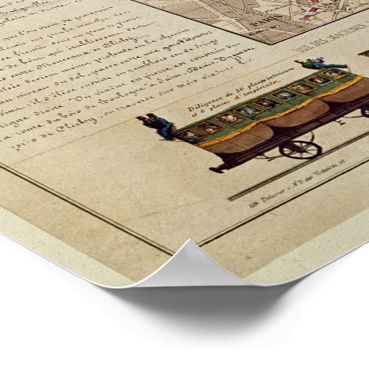 Map of the Paris to St. Germain Railway, by Poster (Hoek)