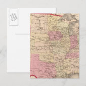 Map of the United States Briefkaart (Voorkant / Achterkant)