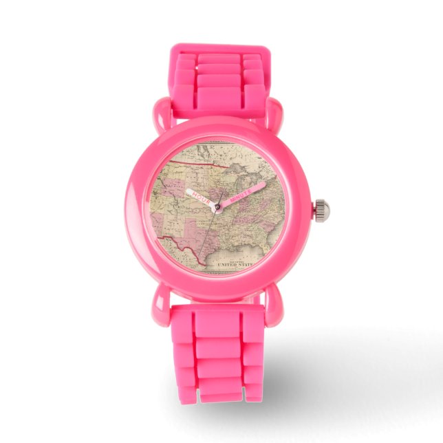 Map of the United States Horloge (Voorkant)