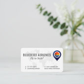 Map of the World | Tropical Island Visitekaartje (Staand voorkant)