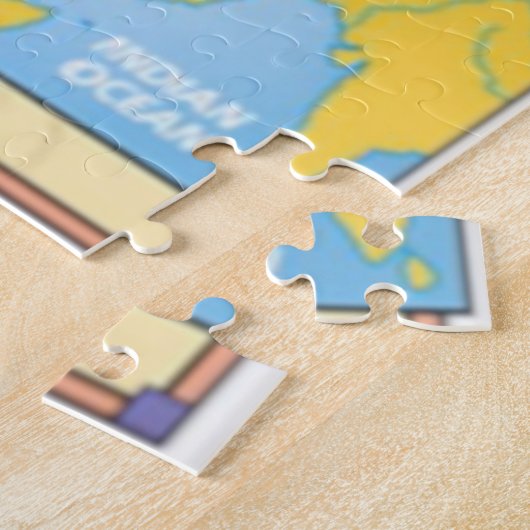 Map of United Israelite Kingdom Legpuzzel (Zijkant)