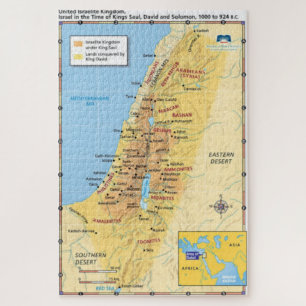 Map of United Israelite Kingdom Legpuzzel