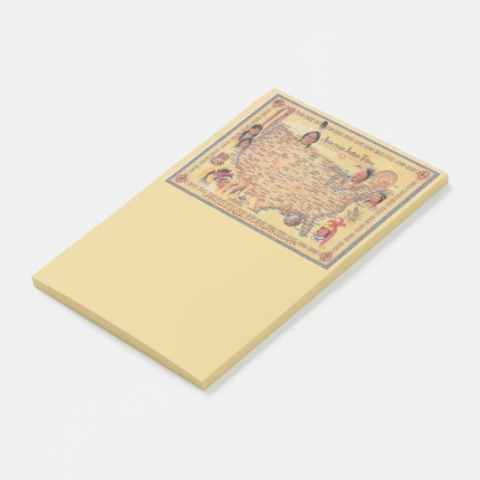 "Map of US Native Tribes" Post-it® Notes (Schuin)