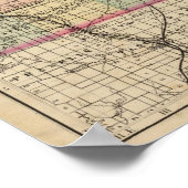 Map of Washtenaw County, Michigan Poster (Hoek)