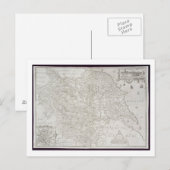 Map of Yorkshire, gegraveerd door William Web, pub Briefkaart (Voorkant / Achterkant)