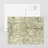 Map Ohio and Mississippi Railway Briefkaart (Voorkant / Achterkant)