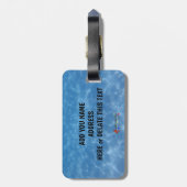 Map puffer bagagelabel (Achterkant verticaal)