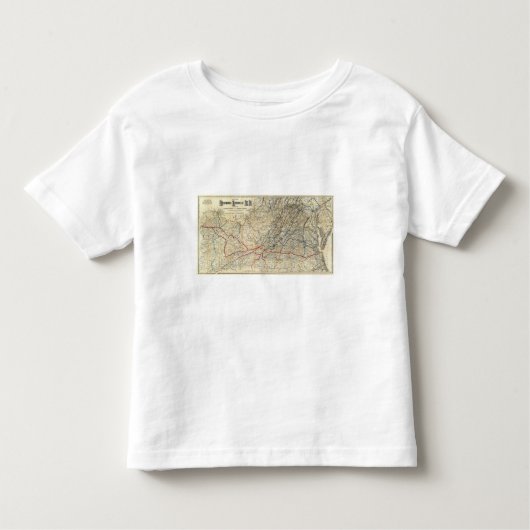 Map Richmond en Louisville RR Kinder Shirts (Voorkant)