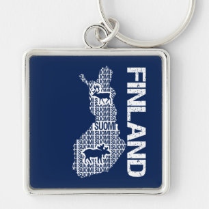  MAP-sleutelketen FINLAND Sleutelhanger