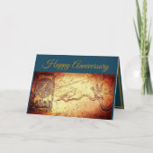 Map & Sphere Blue-Jubileum Kaart (Voorkant)